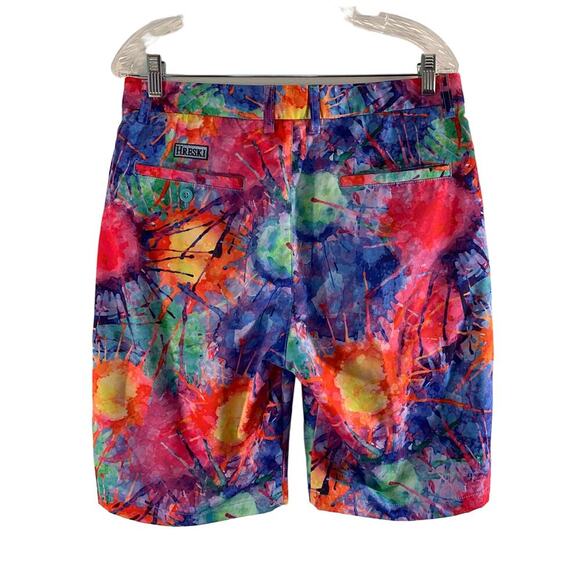 HRESKI Men’s Golf Color Splash Shorts / Size: 32 - Picture 2 of 10